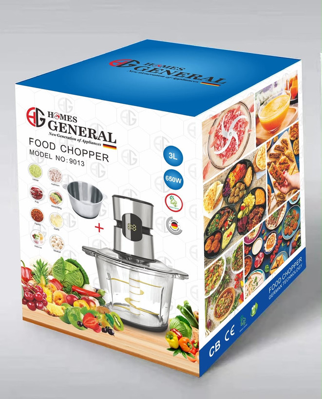 خردکن دو کاسه 3لیتر جنرال مدل ۹۰۱۳